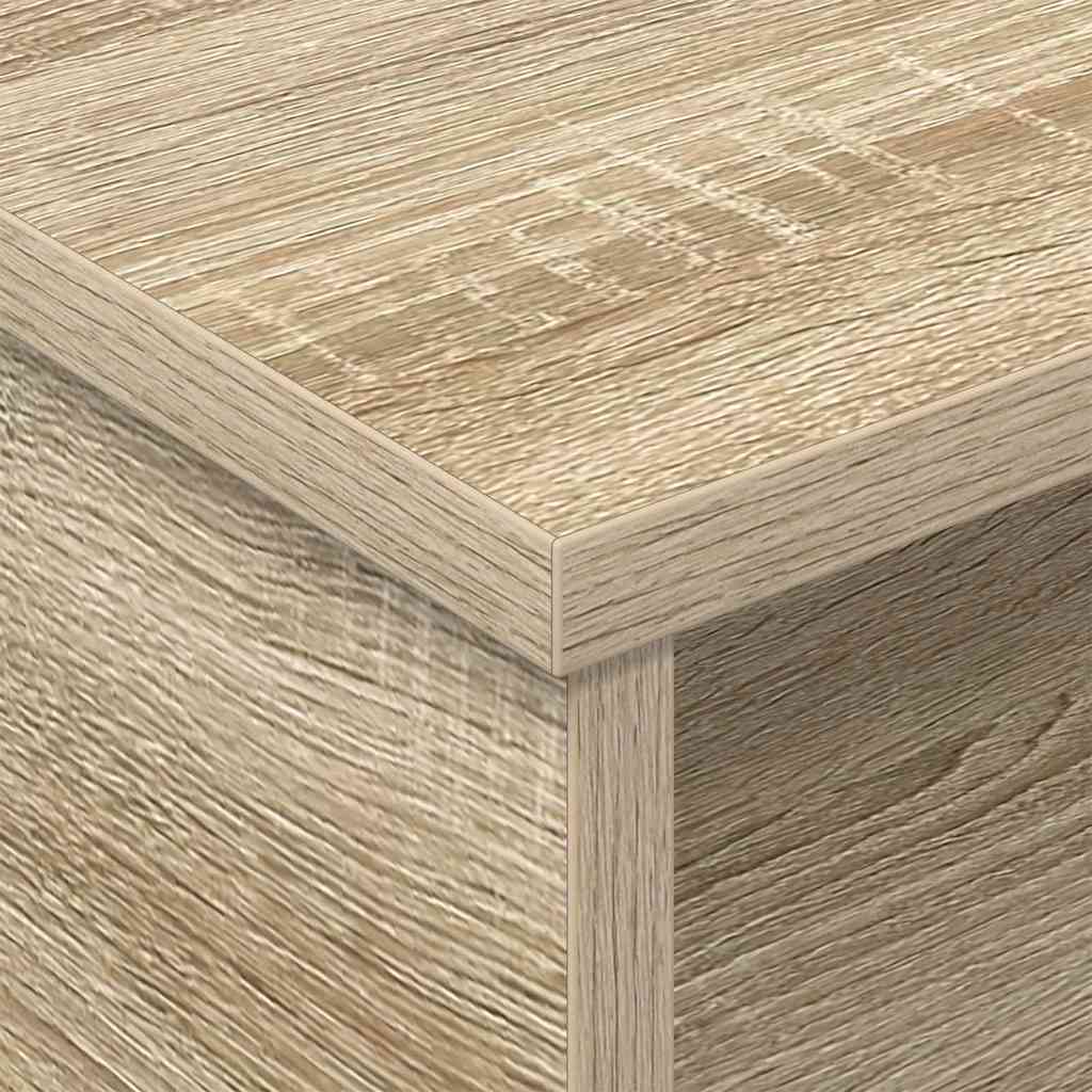 Naktinis staliukas 2 pcs Sonoma ąžuolas 40 x 31 x 15 cm