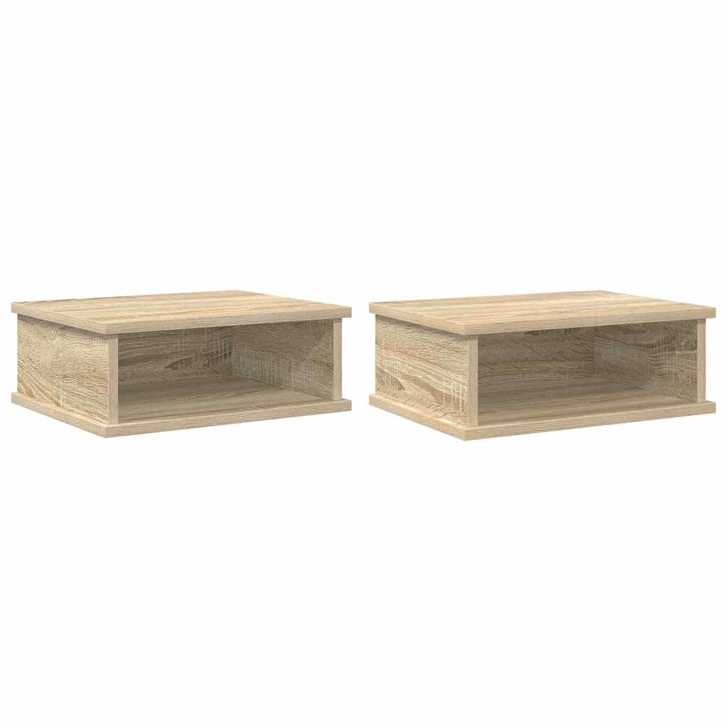 Naktinis staliukas 2 pcs Sonoma ąžuolas 40 x 31 x 15 cm