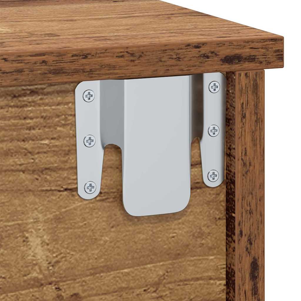 Naktinis staliukas 2 pcs Senas medis 40 x 31 x 15 cm
