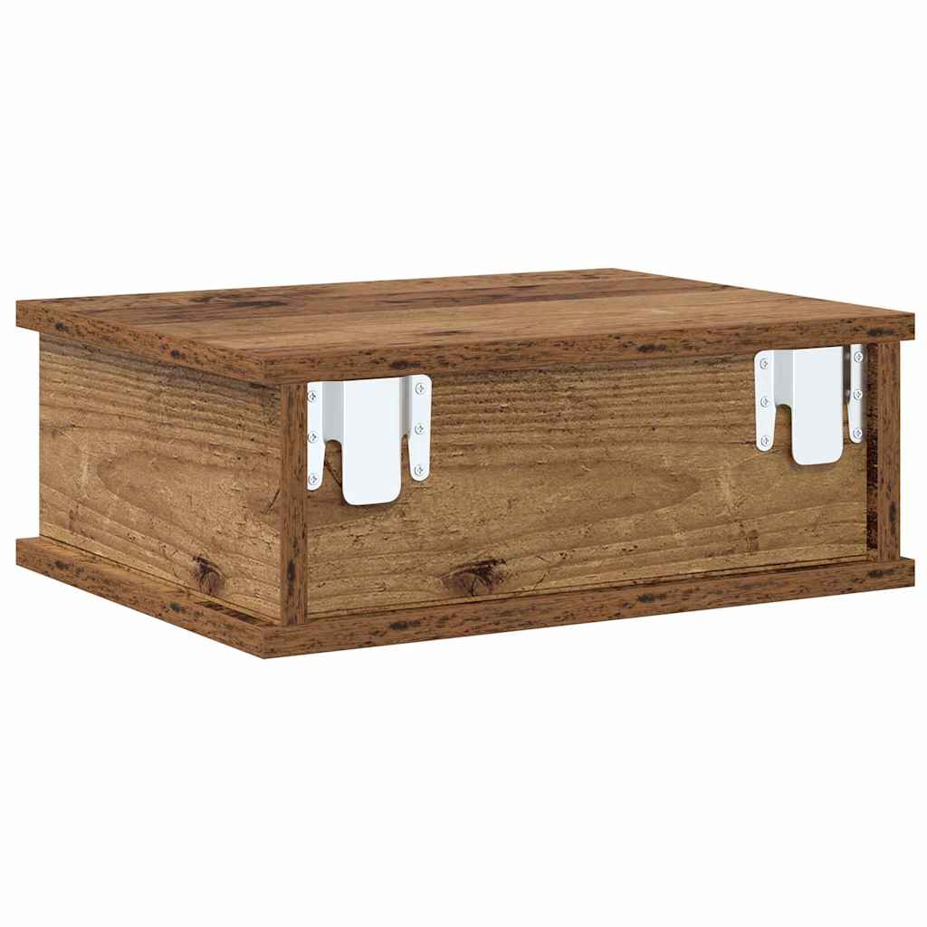 Naktinis staliukas 2 pcs Senas medis 40 x 31 x 15 cm