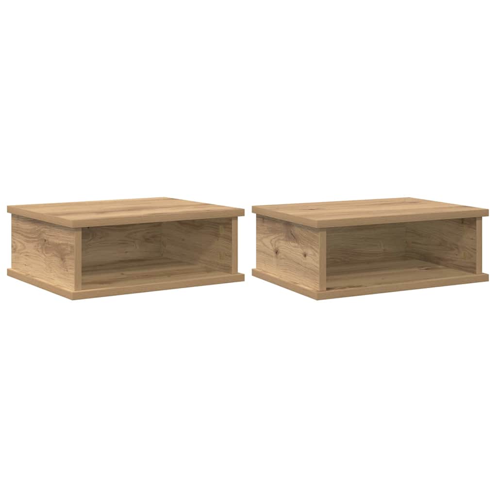 Naktinis staliukas 2 vnt. Amatininkų ąžuolas 40 x 31 x 15 cm