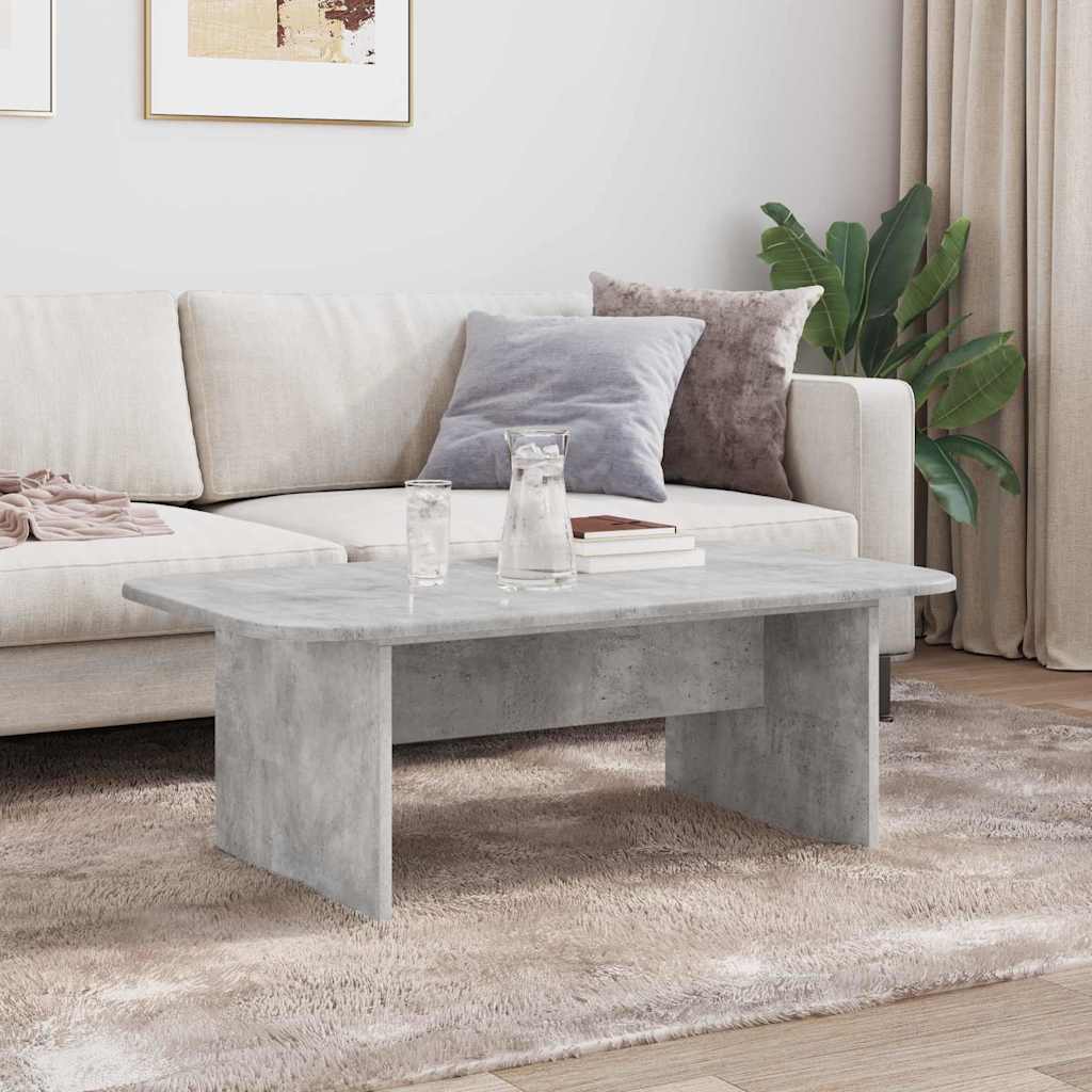 Kavos staliukas Betono pilka 93 x 53 x 33 cm Apdirbta mediena