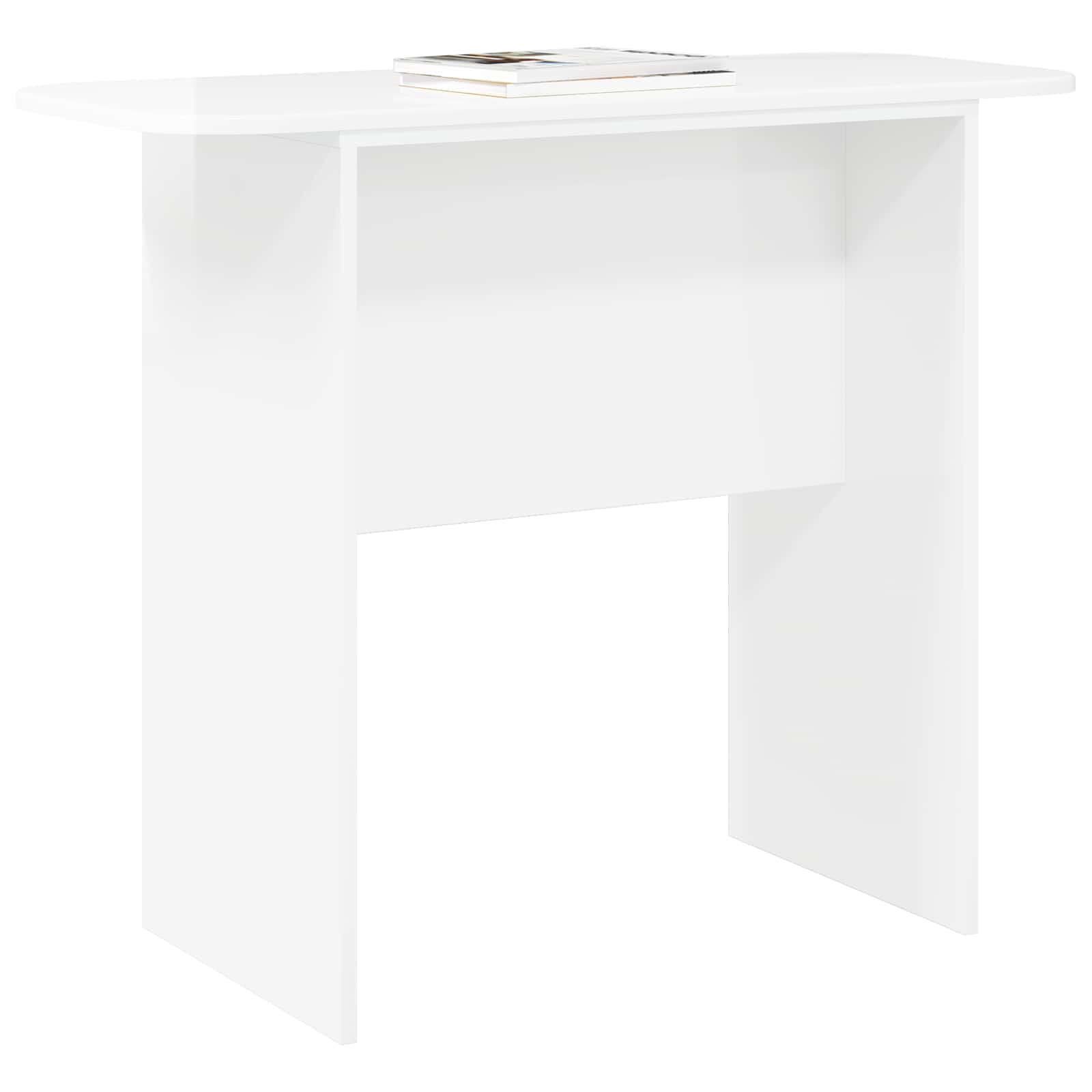 Konsolinis stalas Aukštai blizganti balta 93 x 40 x 75 cm