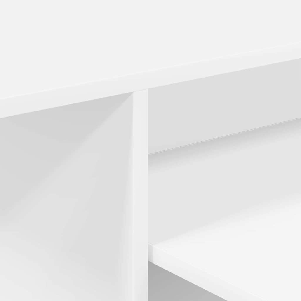 Console table White 80 x 50 x 225 cm Engineered wood