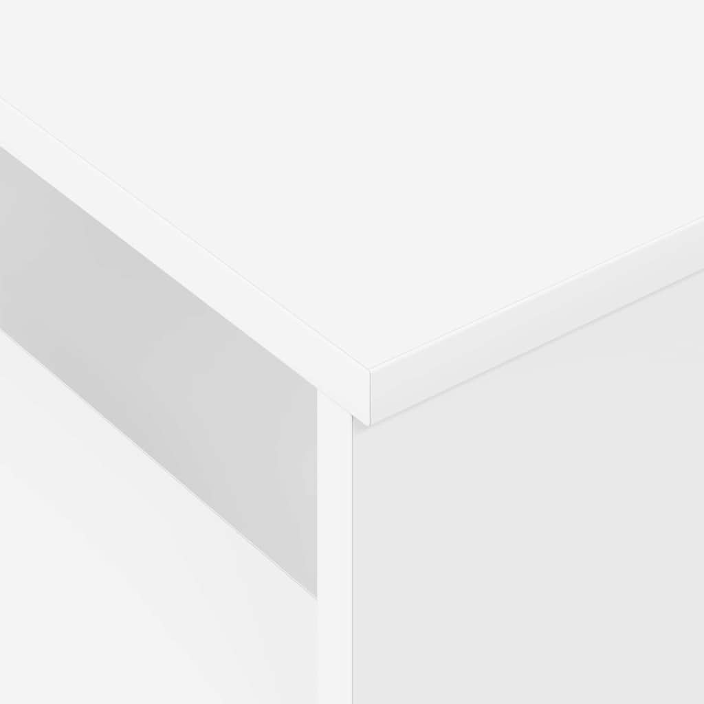 Console table White 80 x 50 x 225 cm Engineered wood