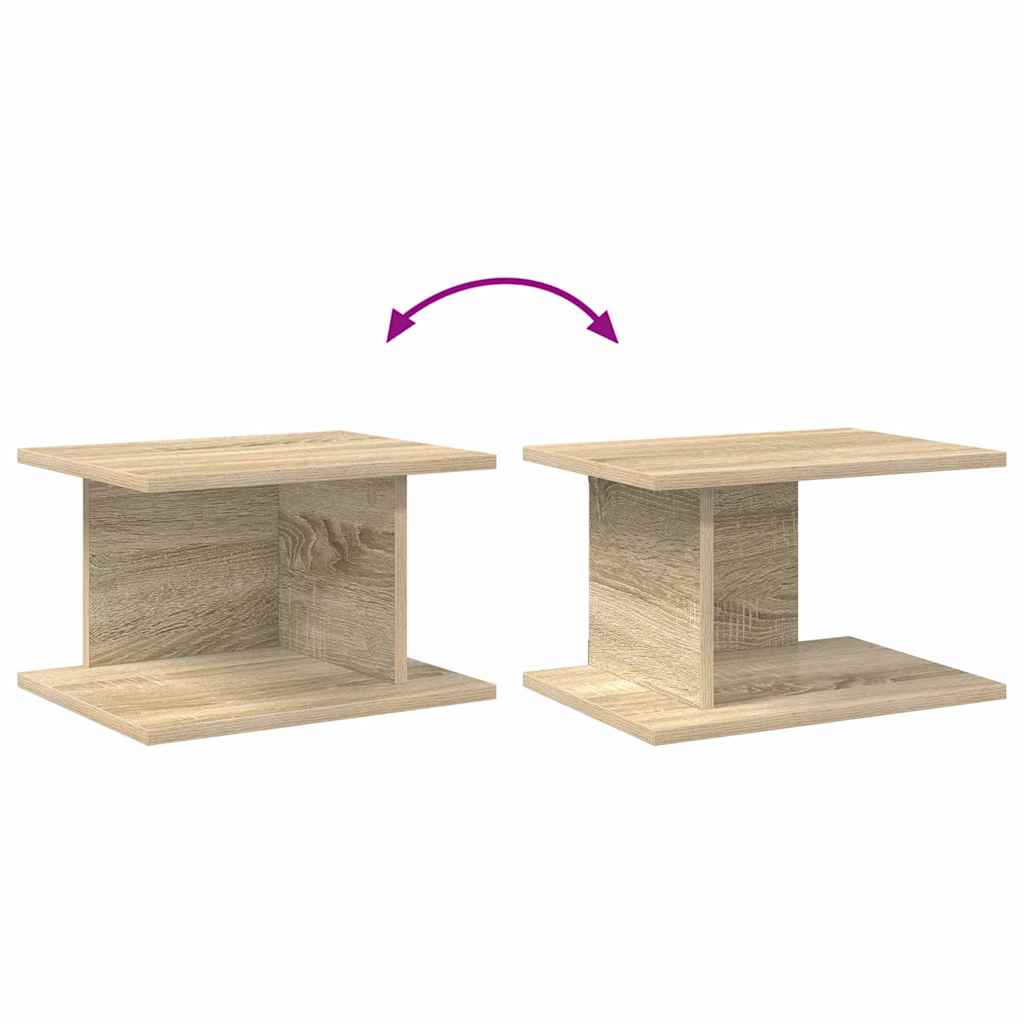 Naktinis staliukas 2 pcs Sonoma ąžuolas 40 x 30 x 25 cm