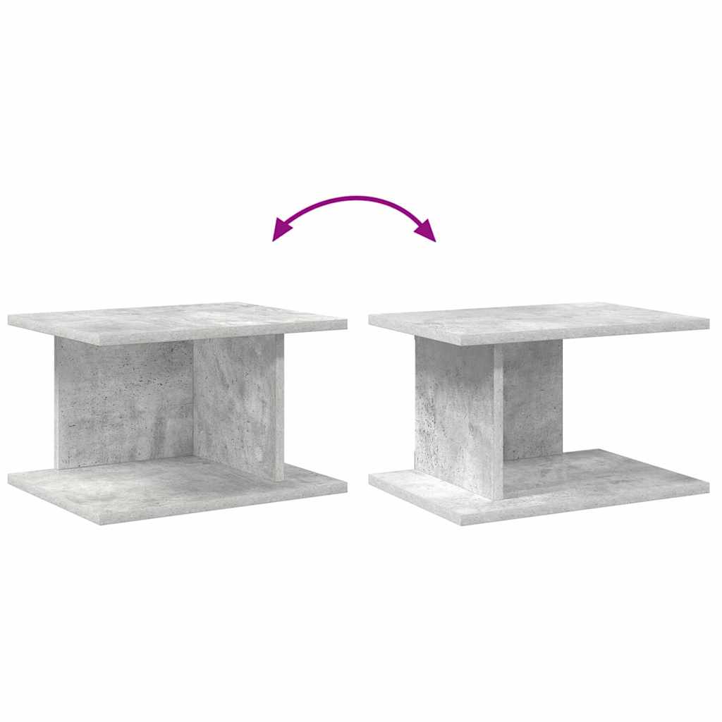 Naktinis staliukas 2 pcs Betono pilka 40 x 30 x 25 cm