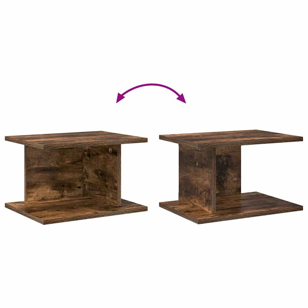 Naktinis staliukas 2 pcs Rūkyta ąžuolas 40 x 30 x 25 cm