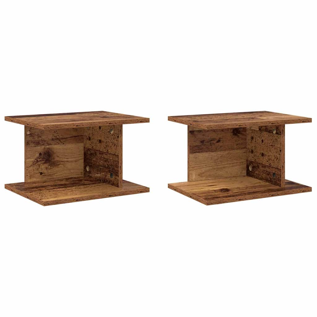 Naktinis staliukas 2 pcs Senas medis 40 x 30 x 25 cm