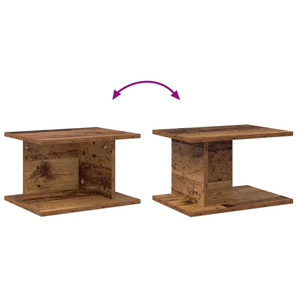 Naktinis staliukas 2 pcs Senas medis 40 x 30 x 25 cm