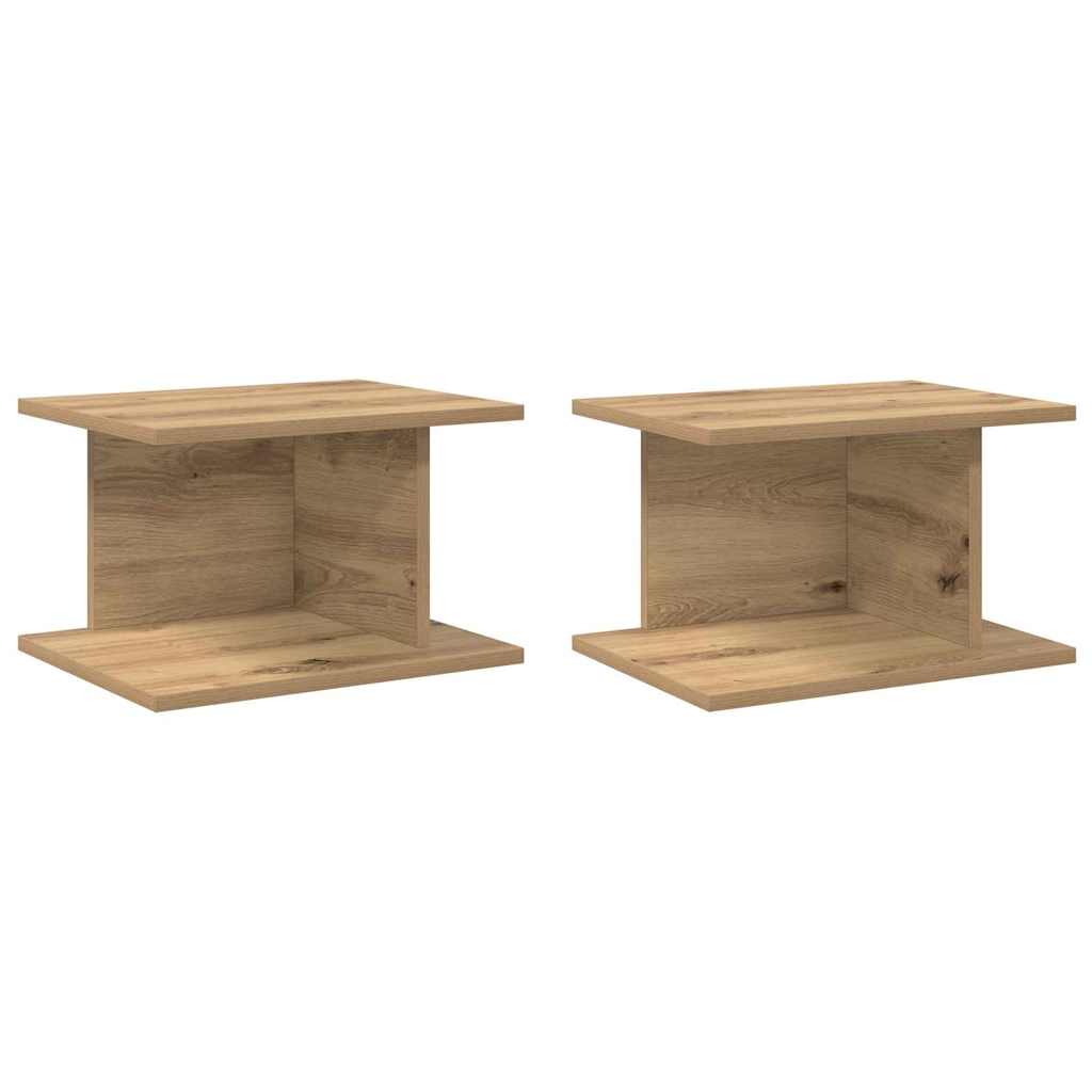 Naktinis staliukas 2 pcs Amatininkų ąžuolas 40 x 30 x 25 cm