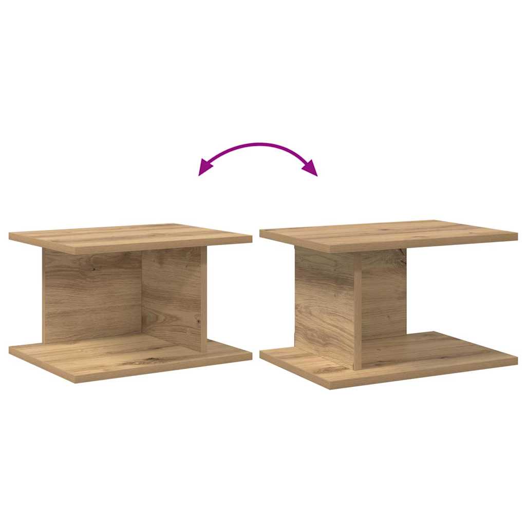 Naktinis staliukas 2 pcs Amatininkų ąžuolas 40 x 30 x 25 cm