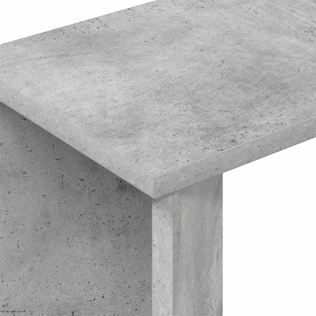 Žurnalinis staliukas Betono pilka 35 x 25 x 50 cm