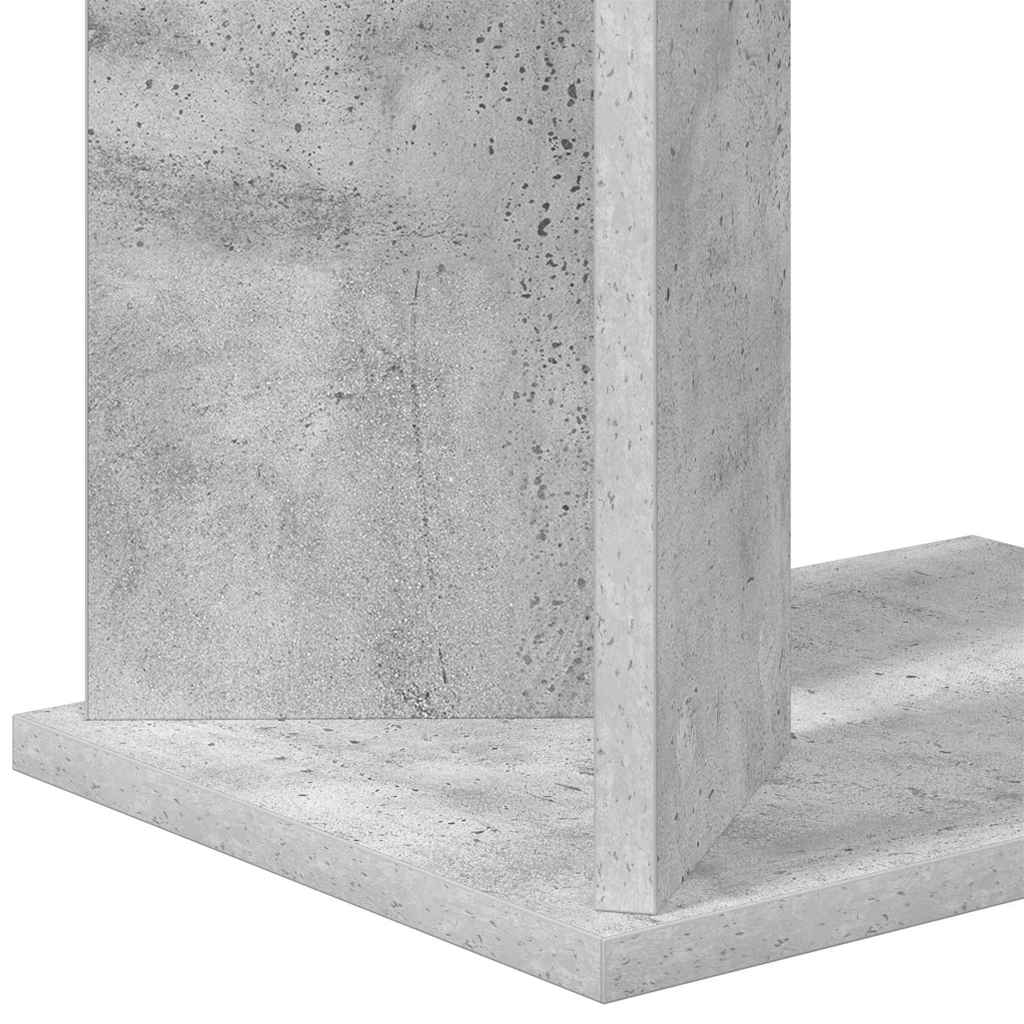 Žurnalinis staliukas Betono pilka 35 x 25 x 50 cm