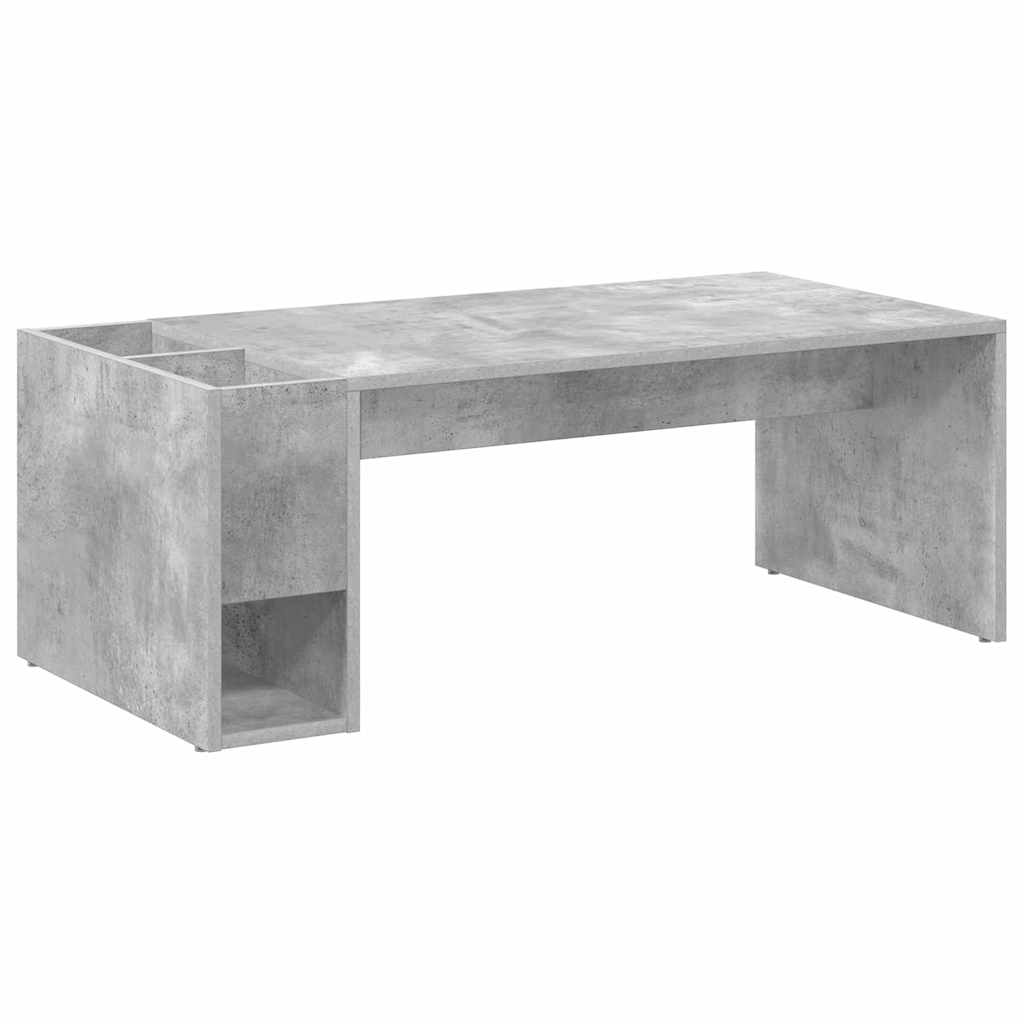 Kavos staliukas Betono pilka 101,5 x 50 x 37 cm