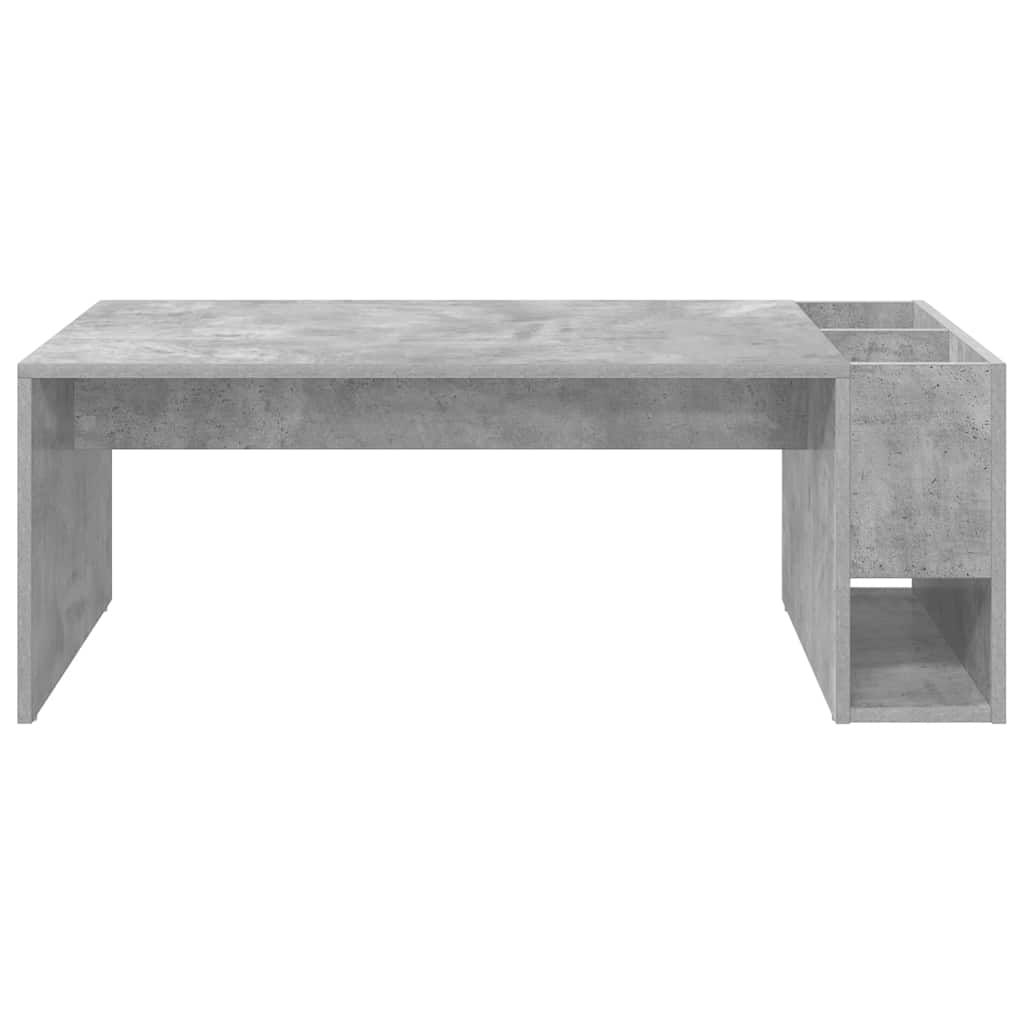 Kavos staliukas Betono pilka 101,5 x 50 x 37 cm