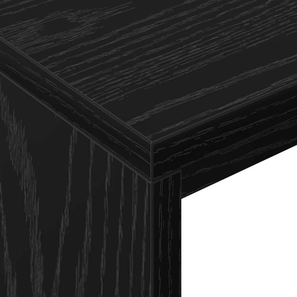 Stalas Juodas ąžuolas 109 x 50 x 78 cm Apdirbta mediena
