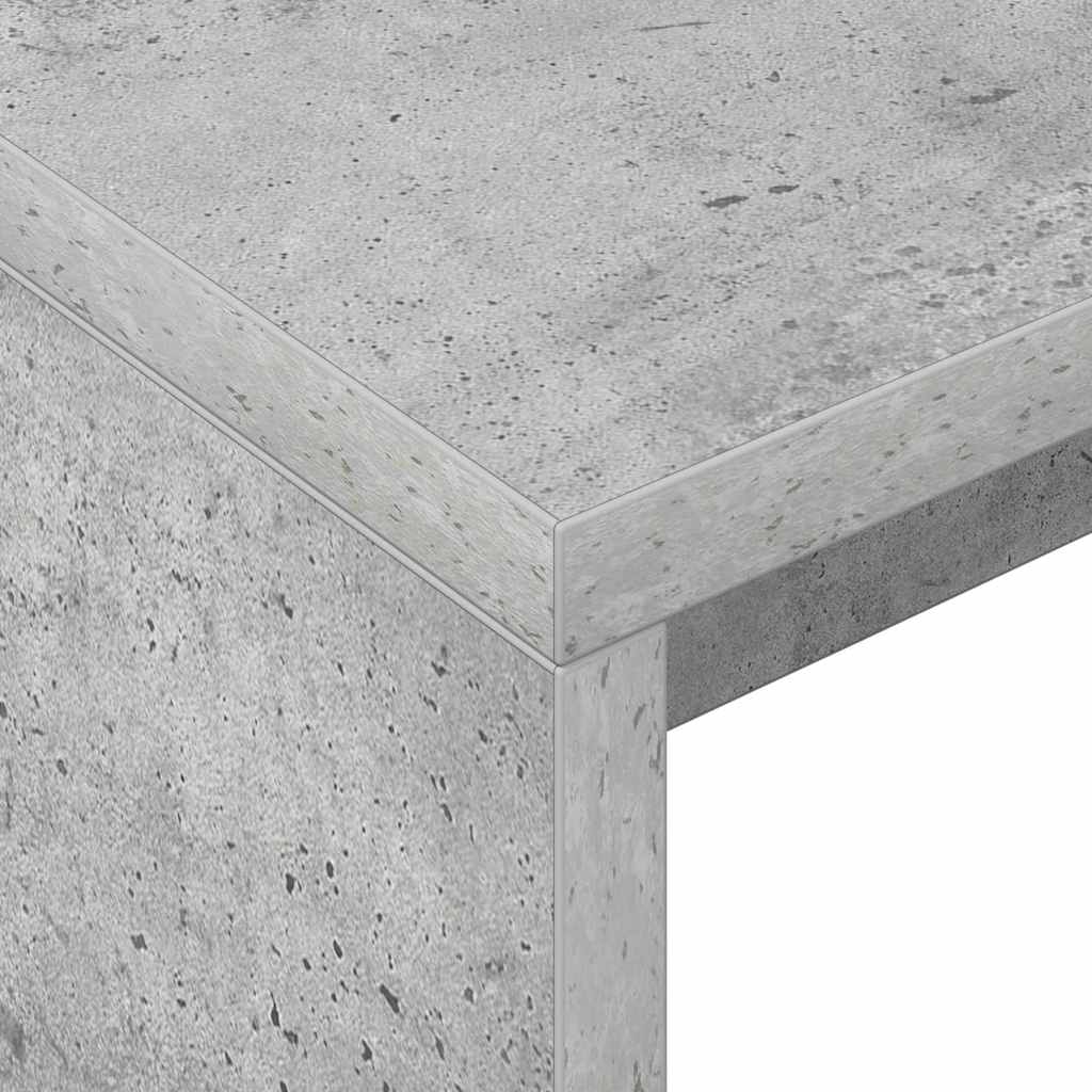 Stalas Betono pilka 109 x 50 x 78 cm Apdirbta mediena