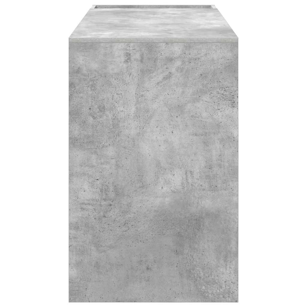 Stalas Betono pilka 109 x 50 x 78 cm Apdirbta mediena