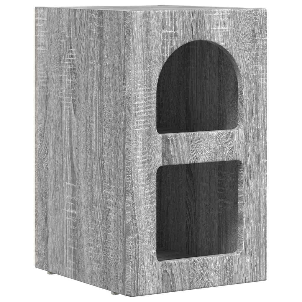 Naktinis staliukas 2 pcs Pilkas Sonoma 29.5 x 35 x 50 cm