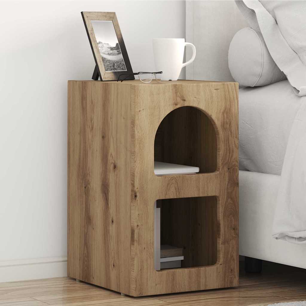 Naktinis staliukas 2 pcs Amatininkų ąžuolas 29.5 x 35 x 50 cm