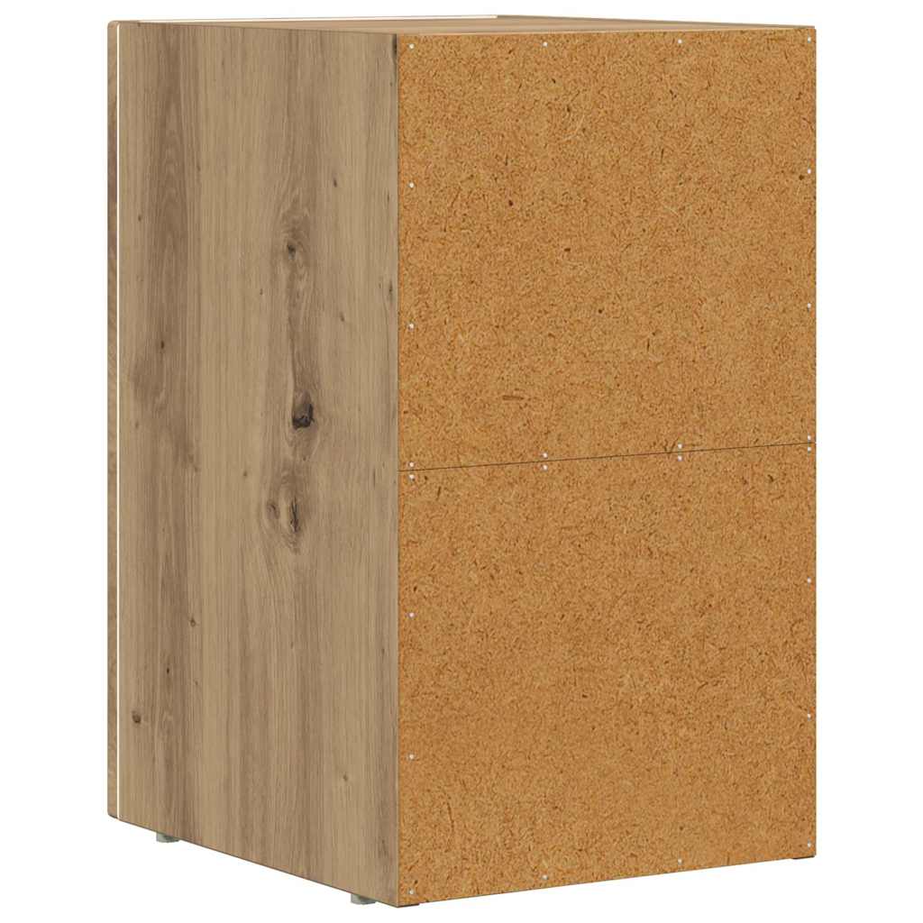 Naktinis staliukas 2 pcs Amatininkų ąžuolas 29.5 x 35 x 50 cm