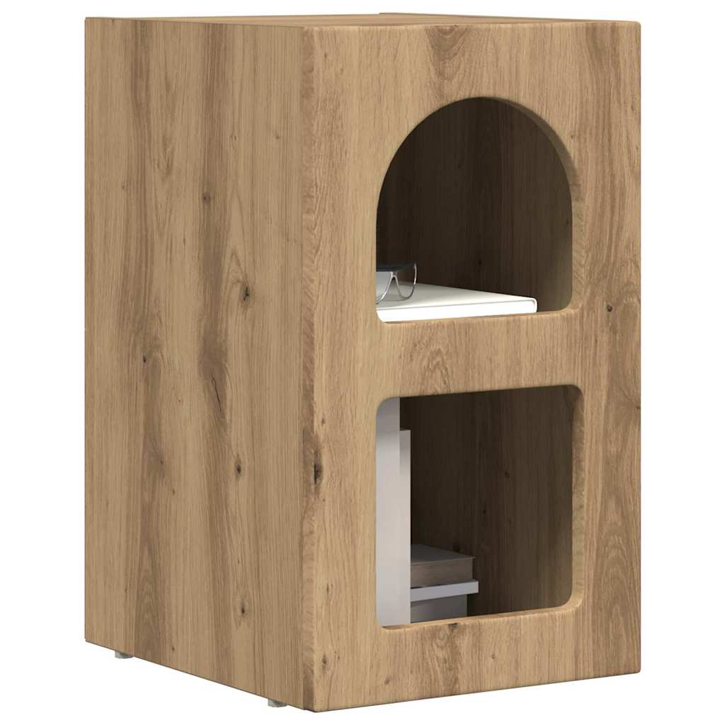 Naktinis staliukas 2 pcs Amatininkų ąžuolas 29.5 x 35 x 50 cm
