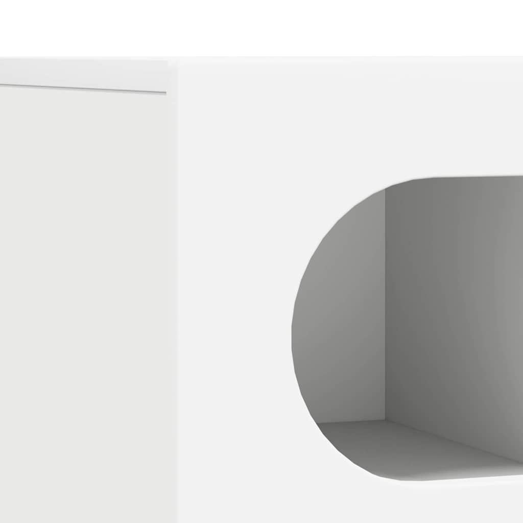 Televizoriaus spintelė Balta 100 x 35 x 40 cm Apdirbta mediena