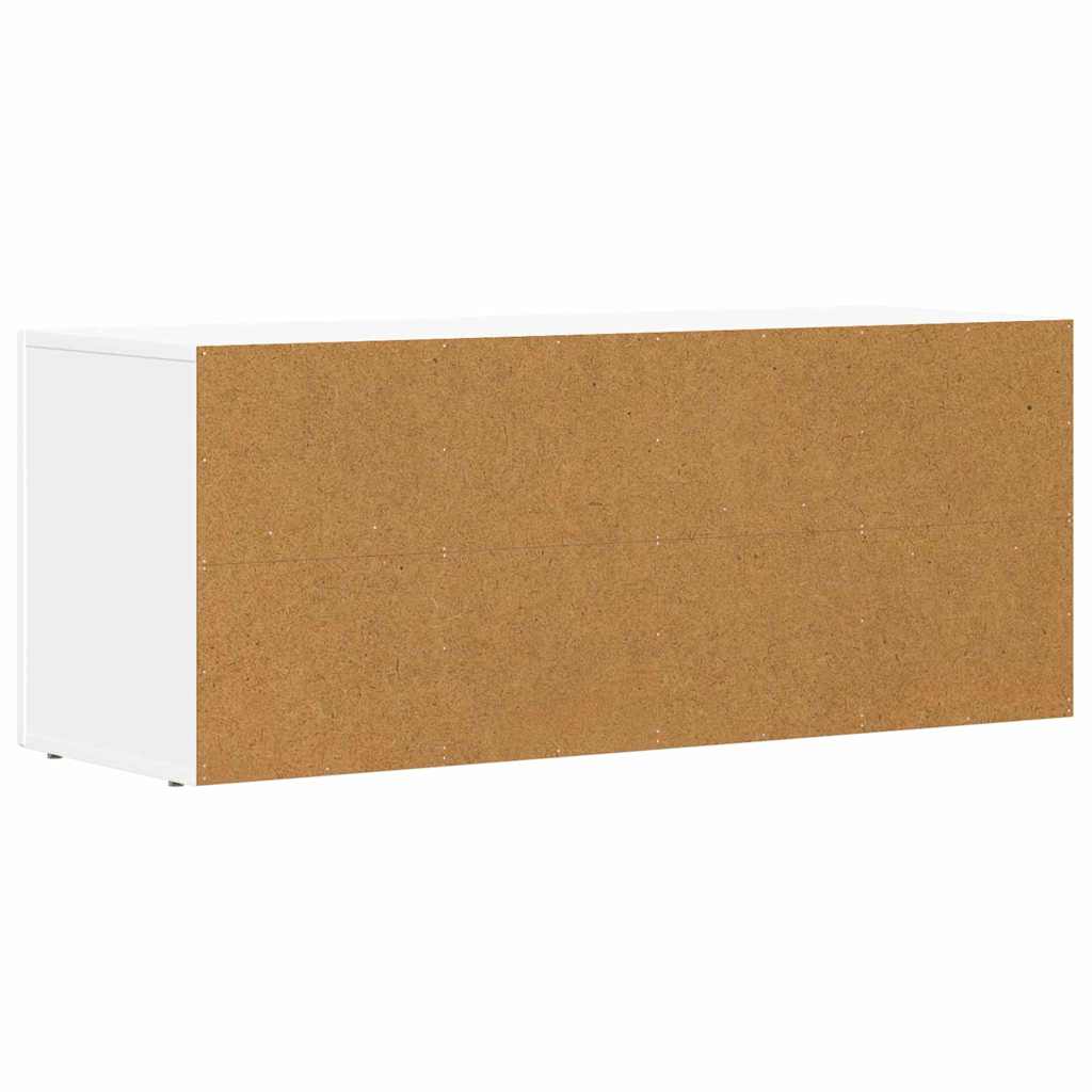 TV Cabinet White 100 x 35 x 40 cm Engineered Wood