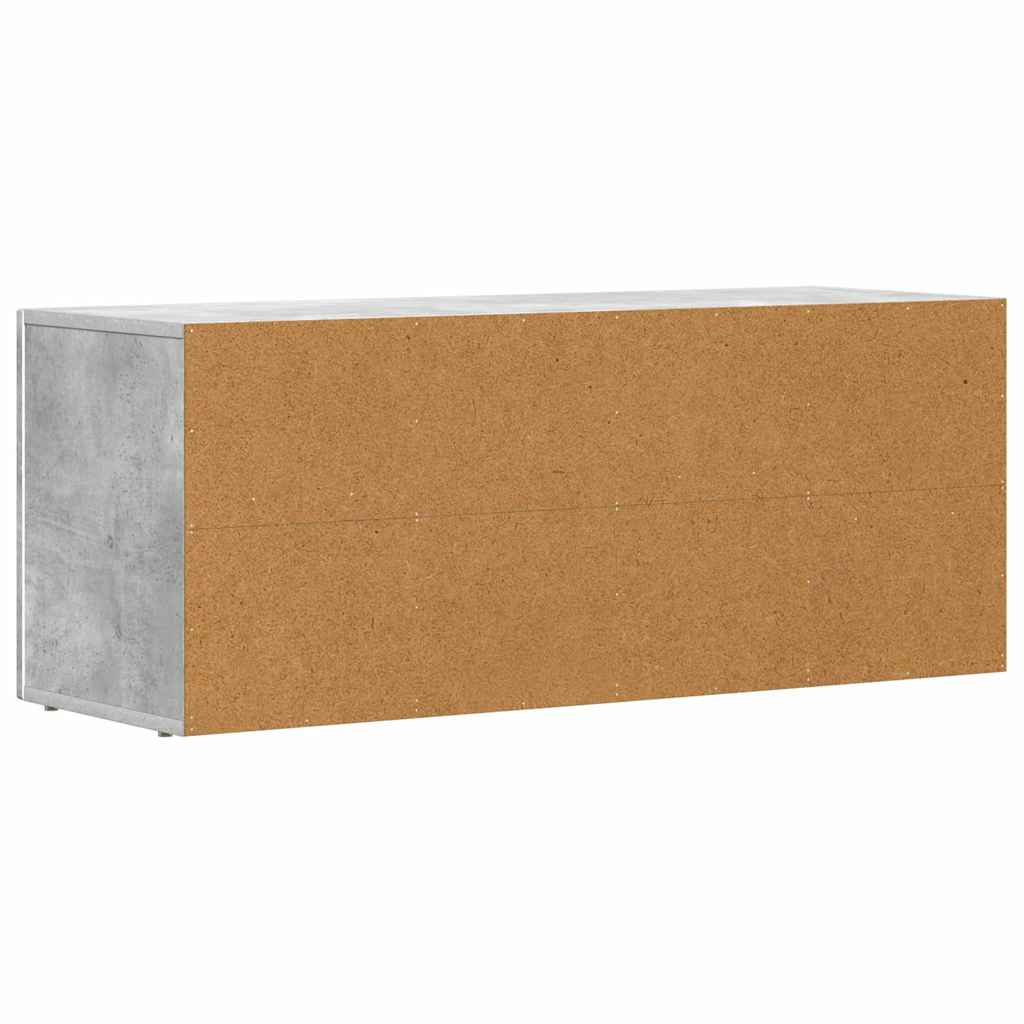 TV skapītis Betona pelēks 100 x 35 x 40 cm