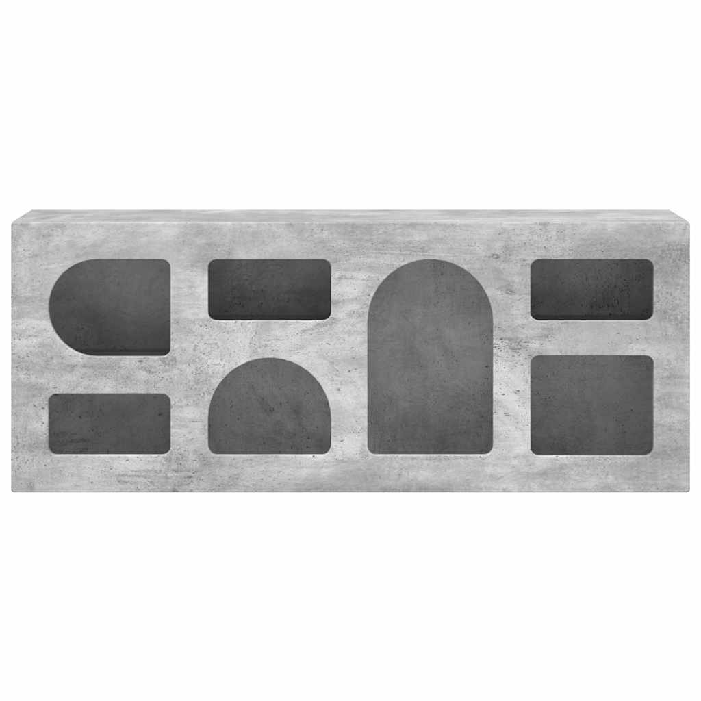 TV skapītis Betona pelēks 100 x 35 x 40 cm