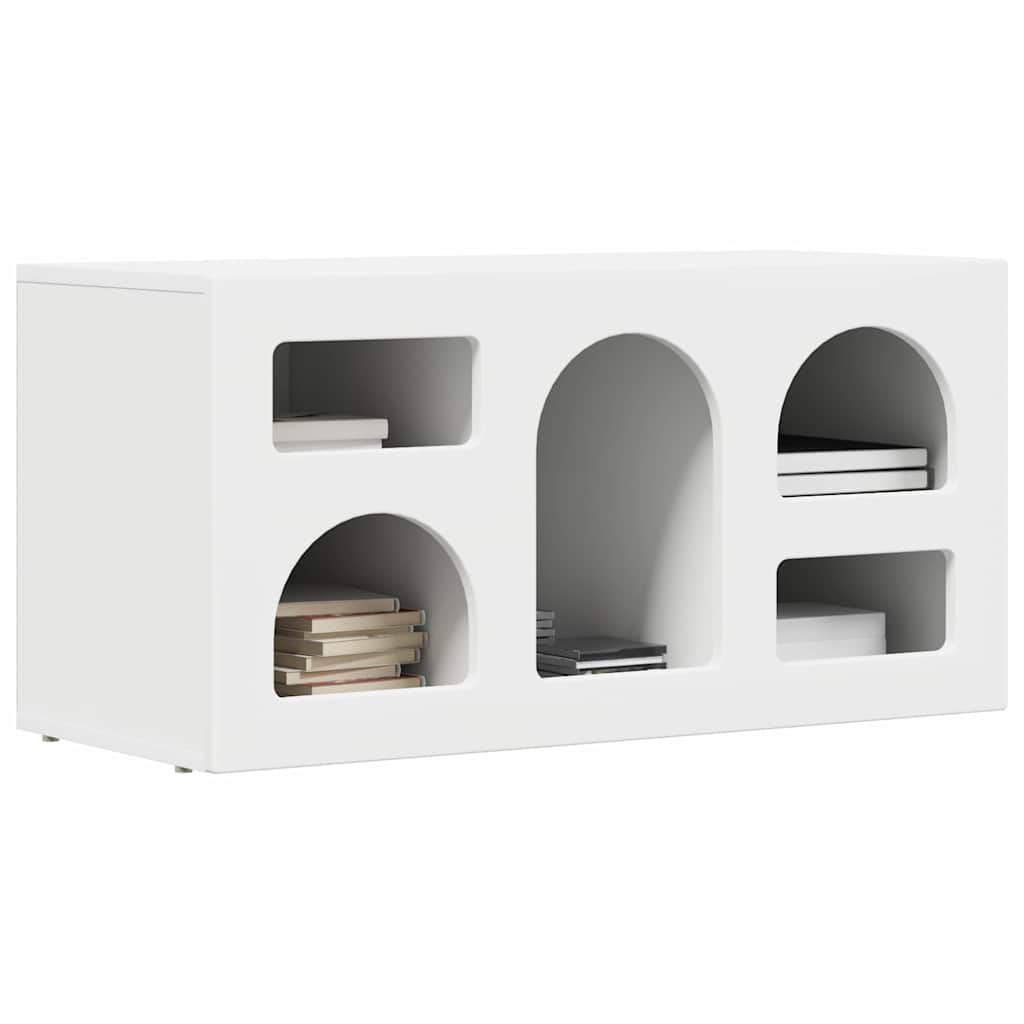 Televizoriaus spintelė Balta 80 x 35 x 40 cm Apdirbta mediena