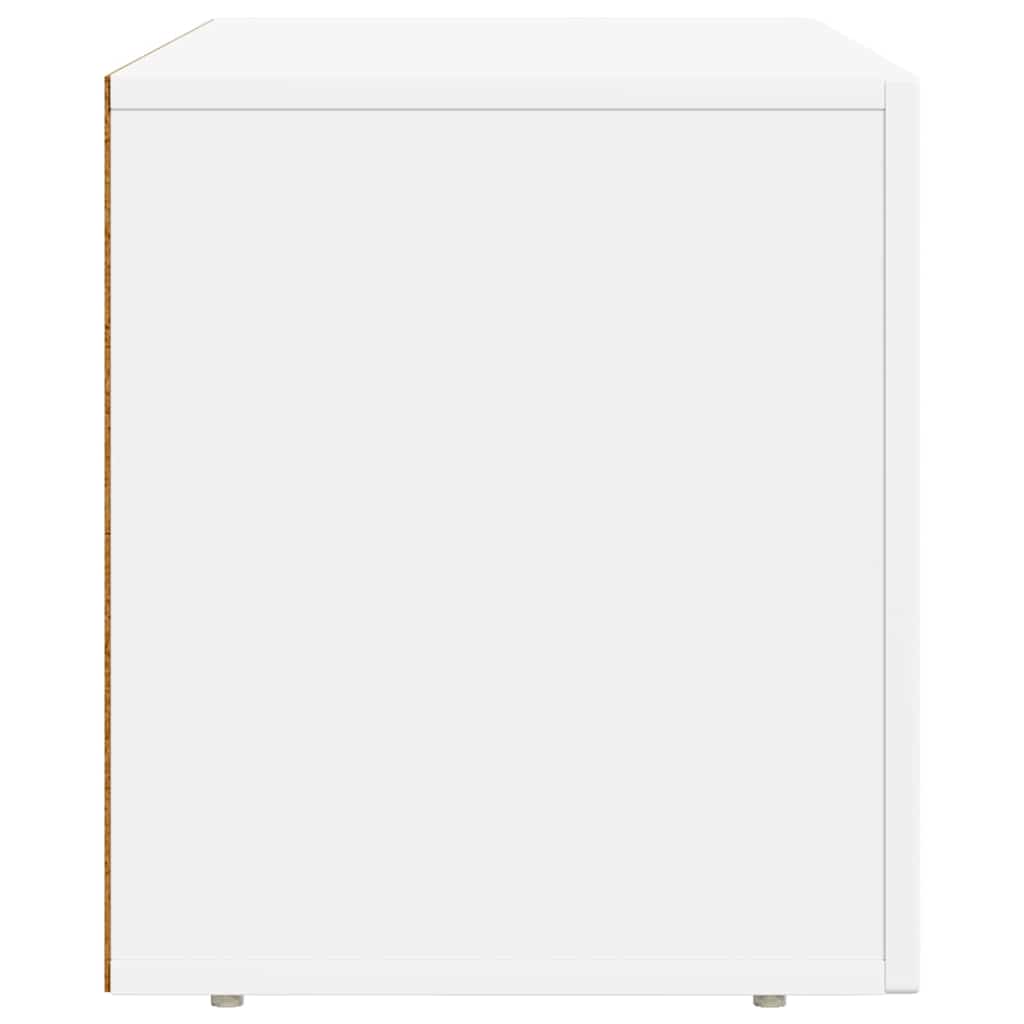 Televizoriaus spintelė Balta 80 x 35 x 40 cm Apdirbta mediena
