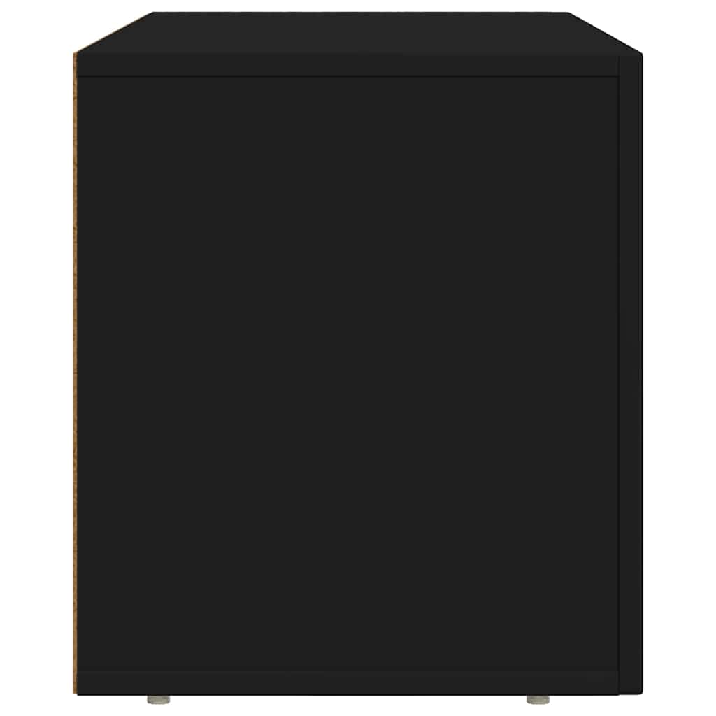 Televizoriaus spintelė Juoda 80 x 35 x 40 cm Apdirbta mediena