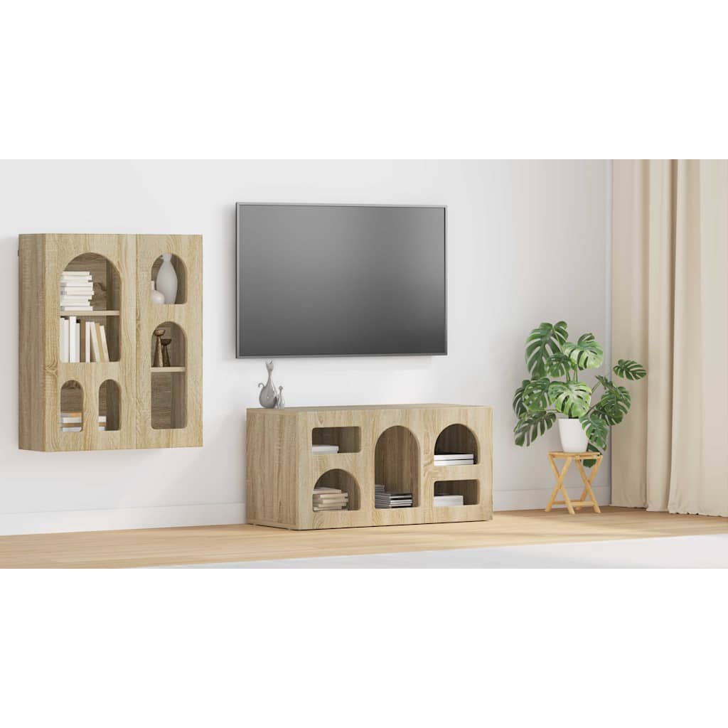 TV cabinet Sonoma oak 80 x 35 x 40 cm