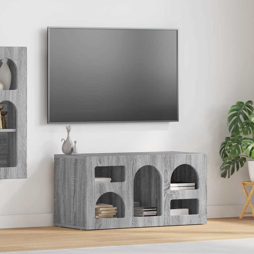 Televizoriaus spintelė Pilkas Sonoma 80 x 35 x 40 cm