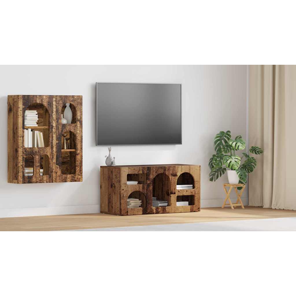TV Cabinet Old Wood 80 x 35 x 40 cm