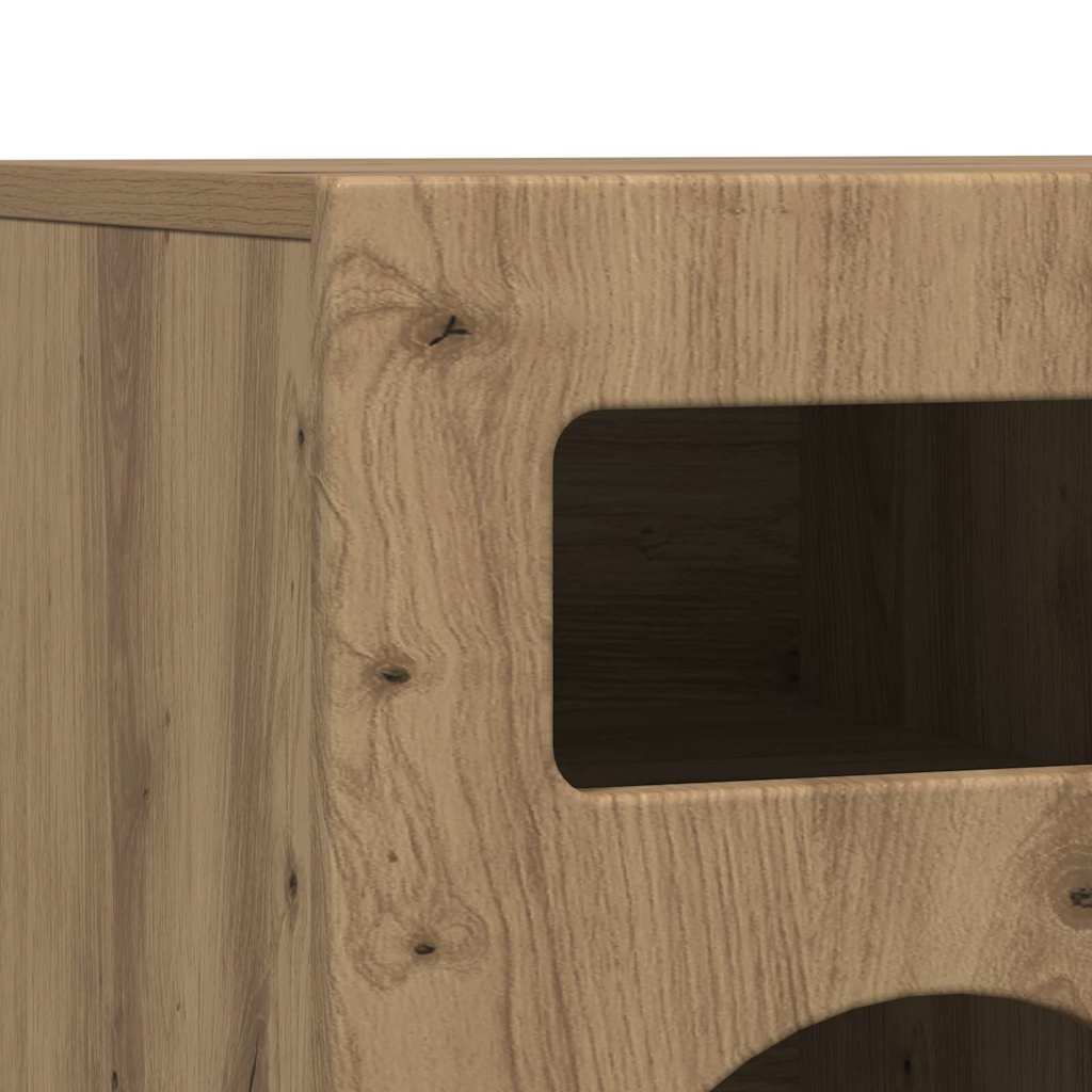 Televizoriaus spintelė Amatininkų ąžuolas 80 x 35 x 40 cm