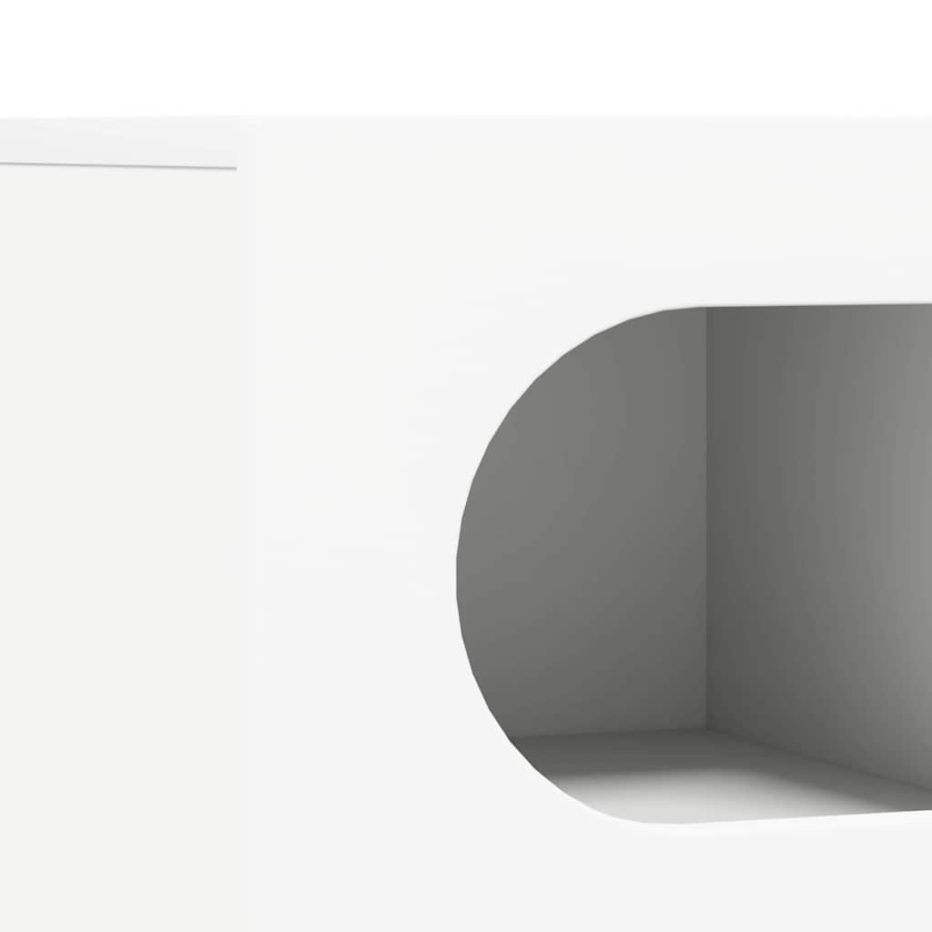 TV Cabinet White 60 x 35 x 40 cm Engineered Wood