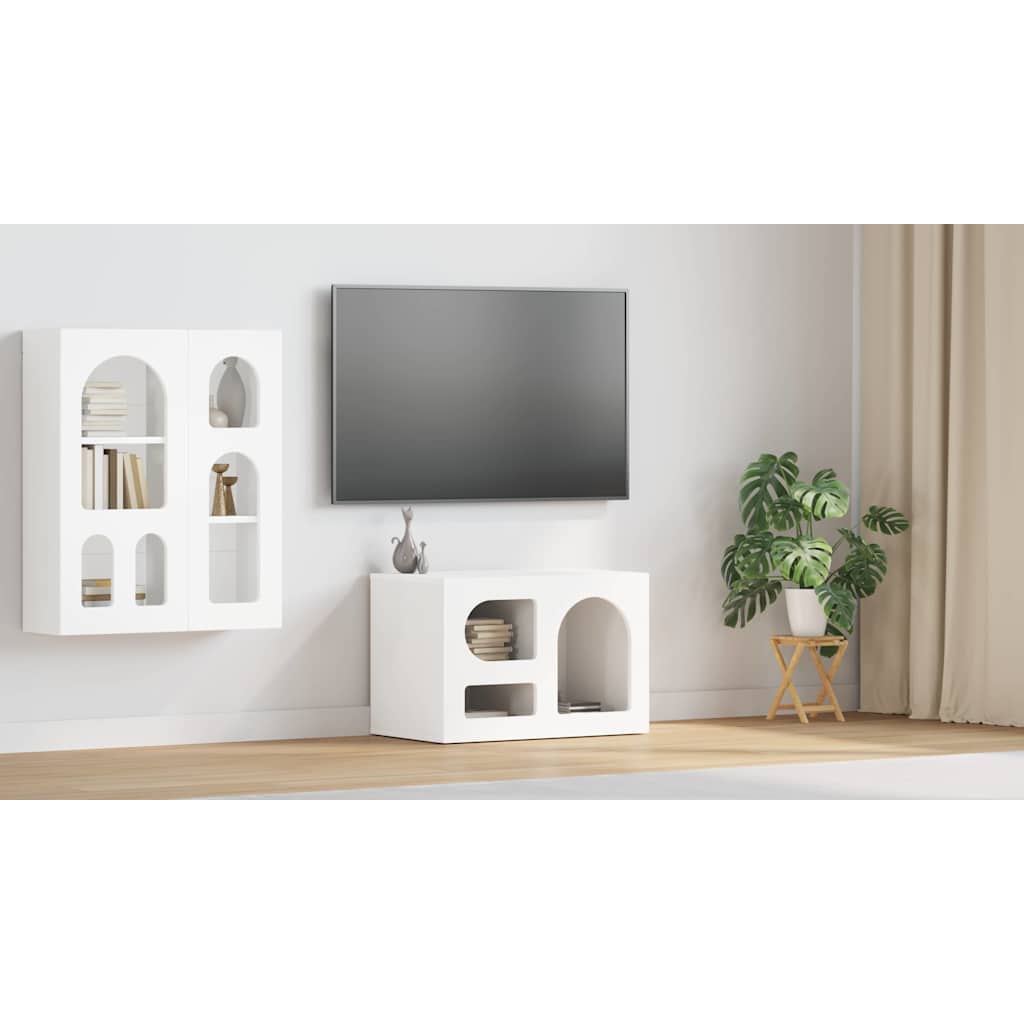 TV Cabinet White 60 x 35 x 40 cm Engineered Wood