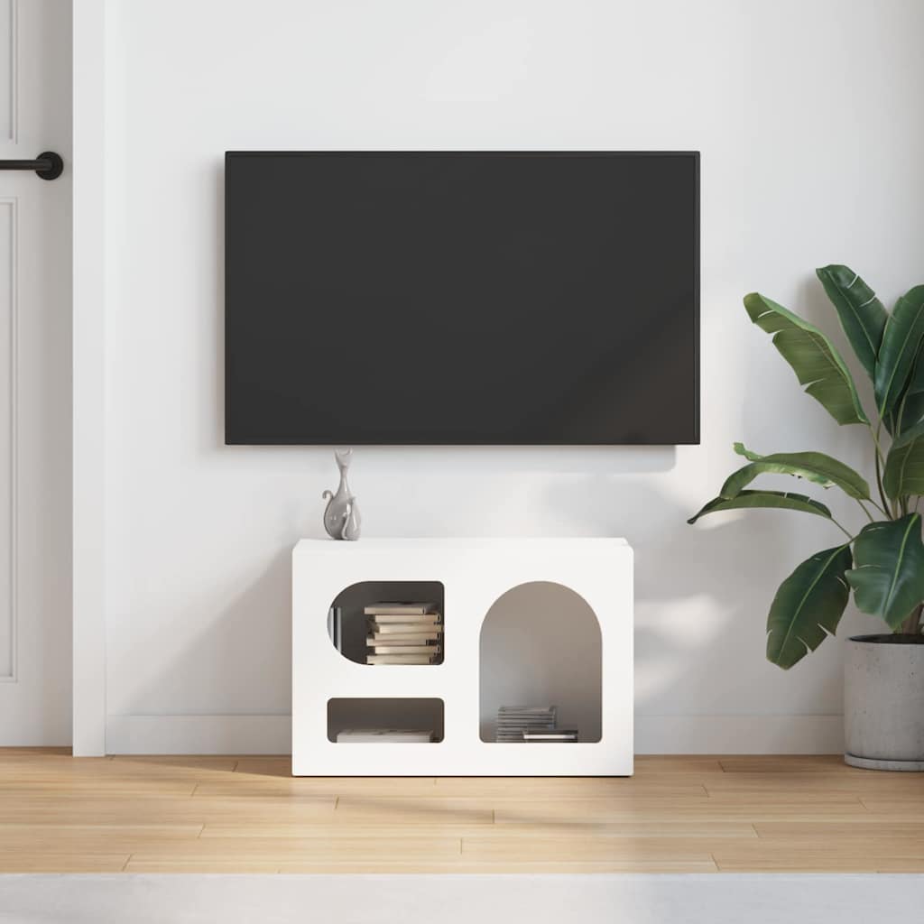 TV Cabinet White 60 x 35 x 40 cm Engineered Wood