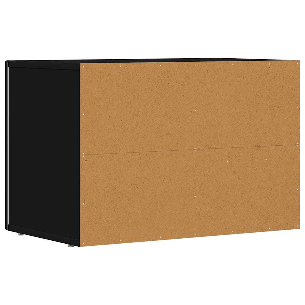 Televizoriaus spintelė Juoda 60 x 35 x 40 cm Apdirbta mediena