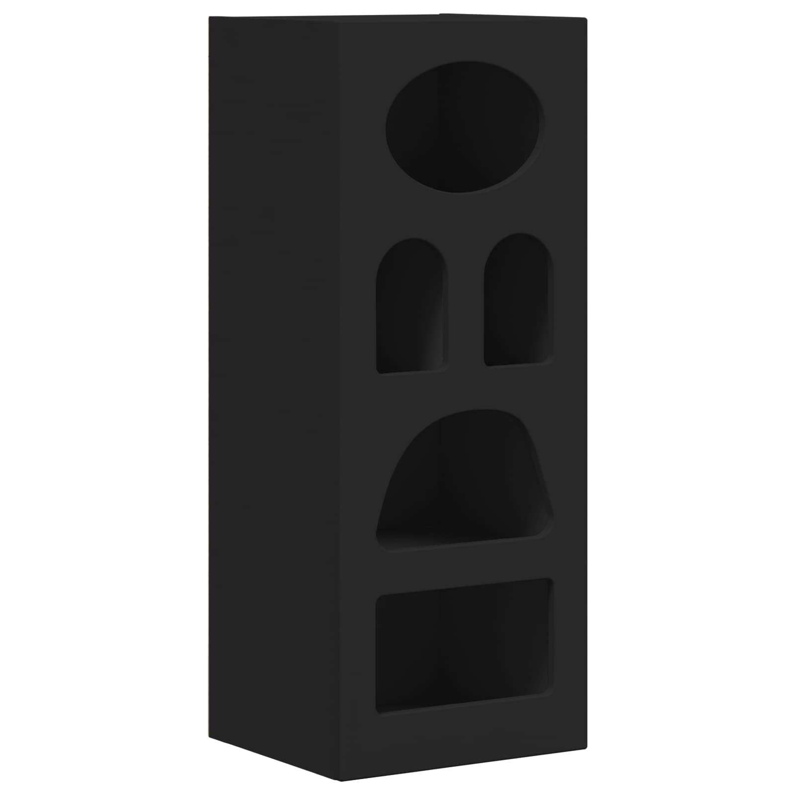 Kabalas Juoda 40 x 35 x 100,5 cm Apdirbta mediena