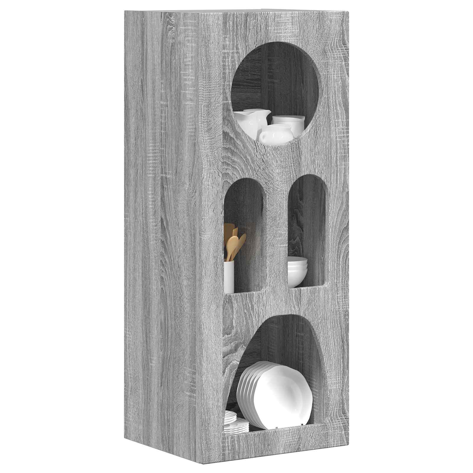 Kabalas Pilkas Sonoma 40 x 35 x 100.5 cm Apdirbta mediena