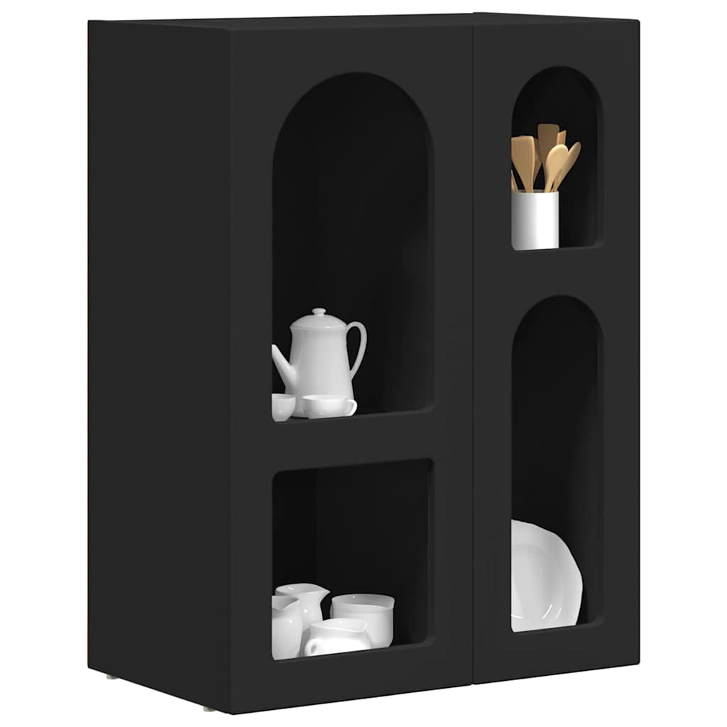 Sideboard Black 59 x 35 x 80.5 cm Engineered wood