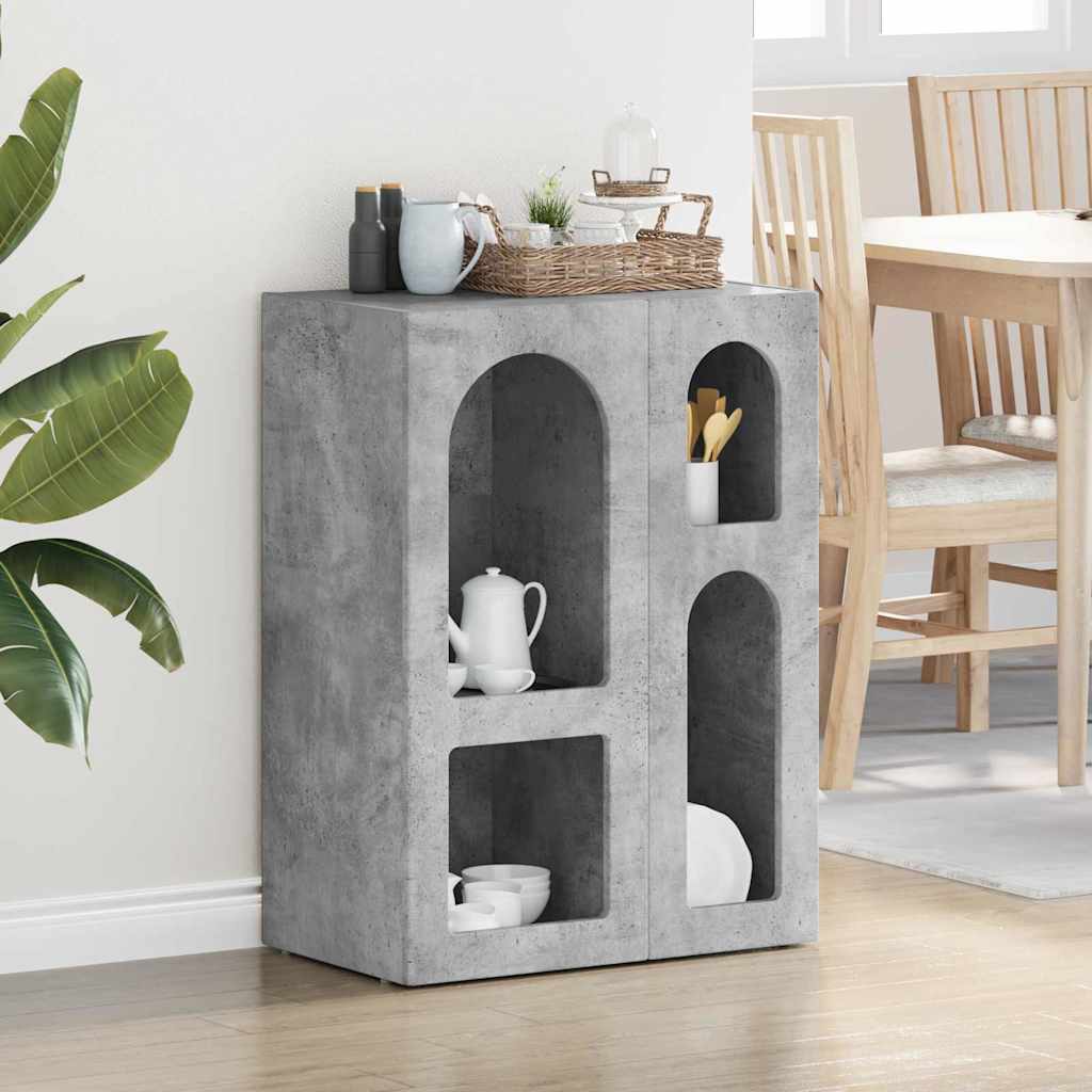 Kabalas Betono pilka 59 x 35 x 80.5 cm Apdirbta mediena