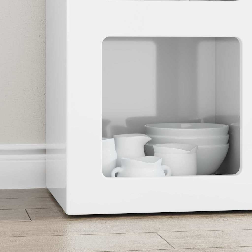 Kabal High Gloss White 59 x 35 x 80.5 cm