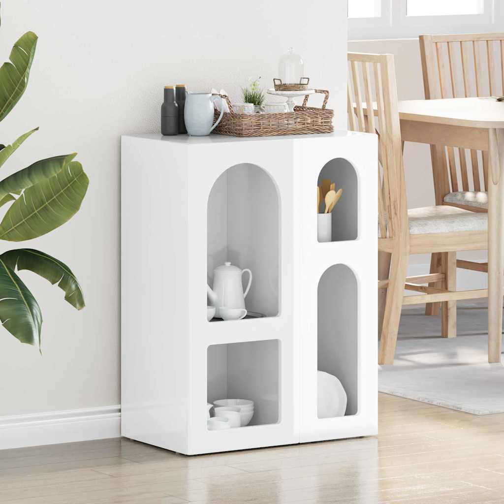 Kabal High Gloss White 59 x 35 x 80.5 cm