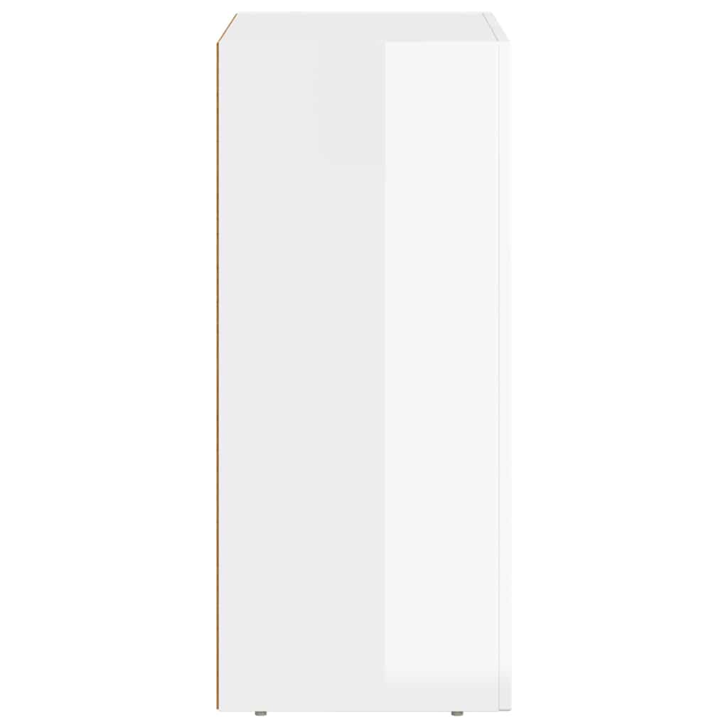 Kabal High Gloss White 59 x 35 x 80.5 cm