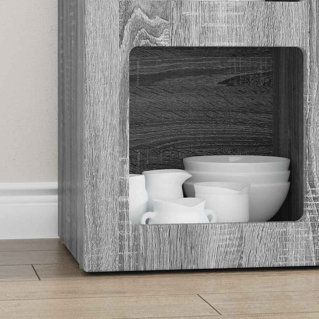 Kabalas Pilkas Sonoma 59 x 35 x 80.5 cm Apdirbta mediena